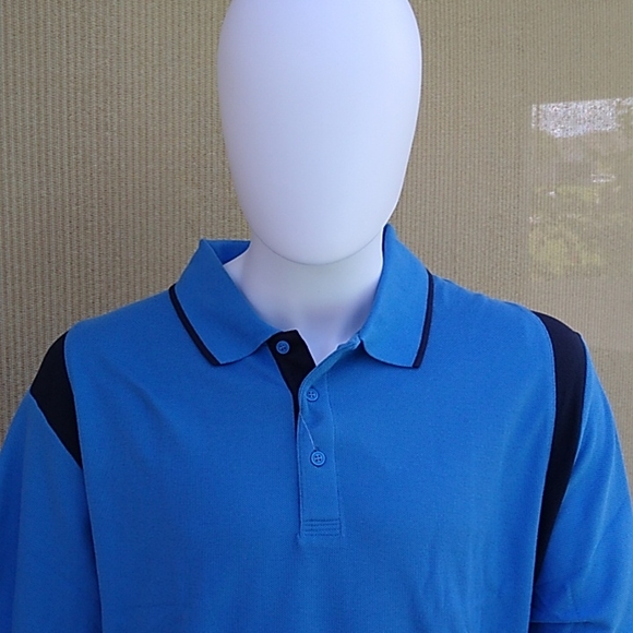 NWT Devon & Jones Men's Sporty Drytec 20 Performance Colorblock Polo - Size 3XL - Picture 2 of 8